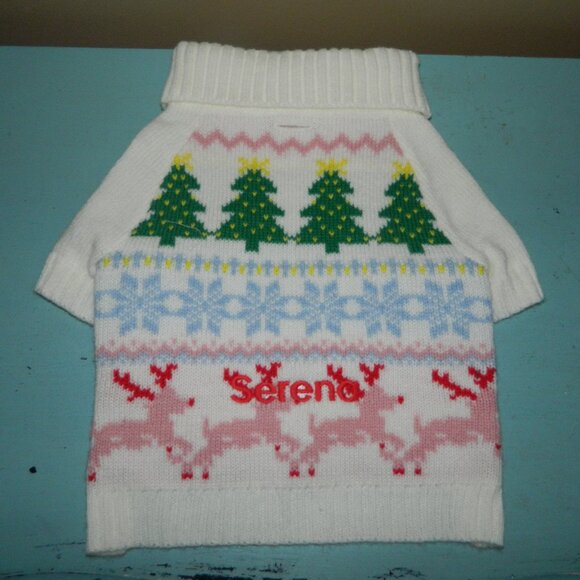 Mark & Graham Fair Isle Christmas Dog Sweater "Serena" Sz L (FF-25) - Picture 1 of 4